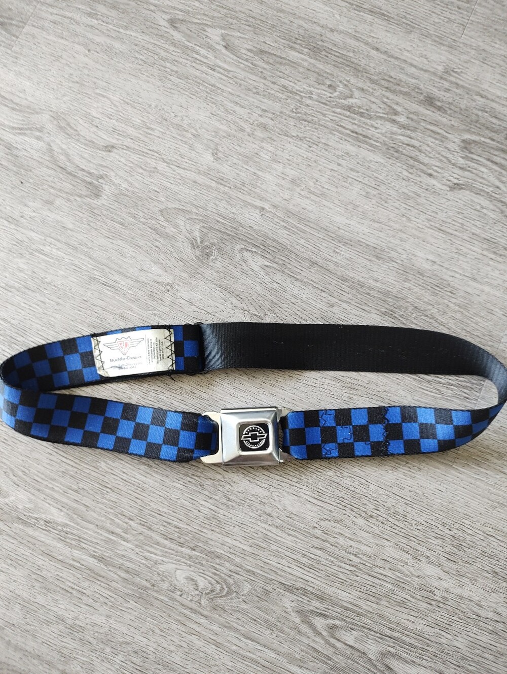 Pre Loved Buckle Down Chevrolet Adjustable Seatbelt Belt. I'm - Picture 5 of 7